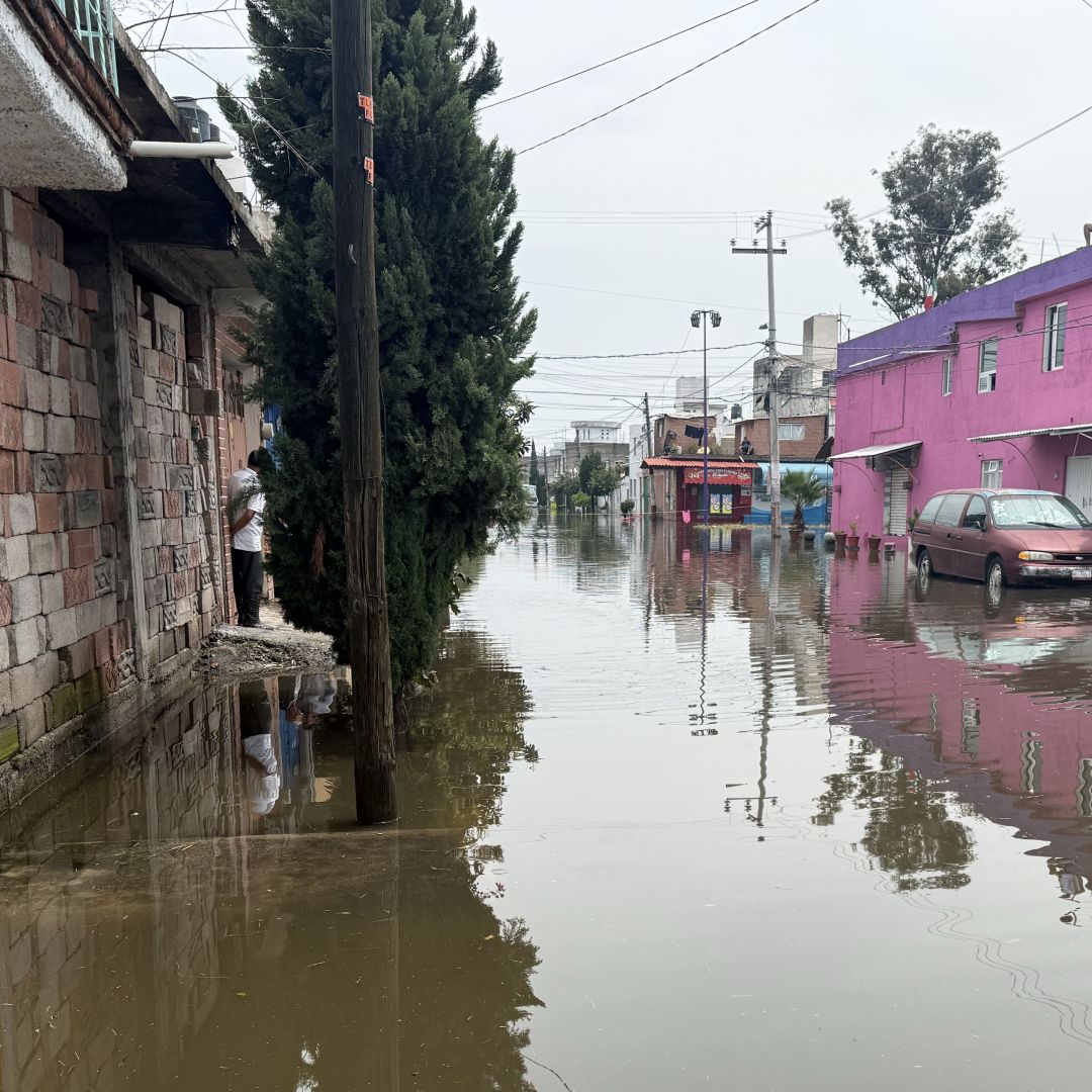 Inundaciones en CDMX. Foto: N+